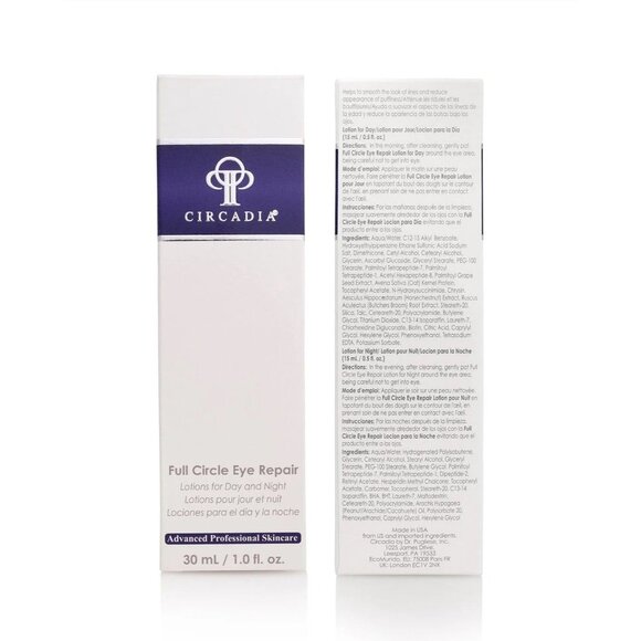 Skincare Circadia Full Circle Eye Repair 1 oz Day Formula Innovative peptide tec - Picture 2 of 5